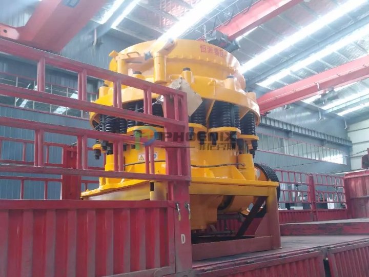 May 6th spring cone crusher delivery live - Jiangsu Phoenix