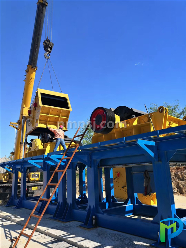 Sandstone production line equipment installation