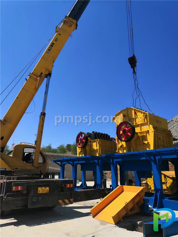 Sandstone production line equipment installation