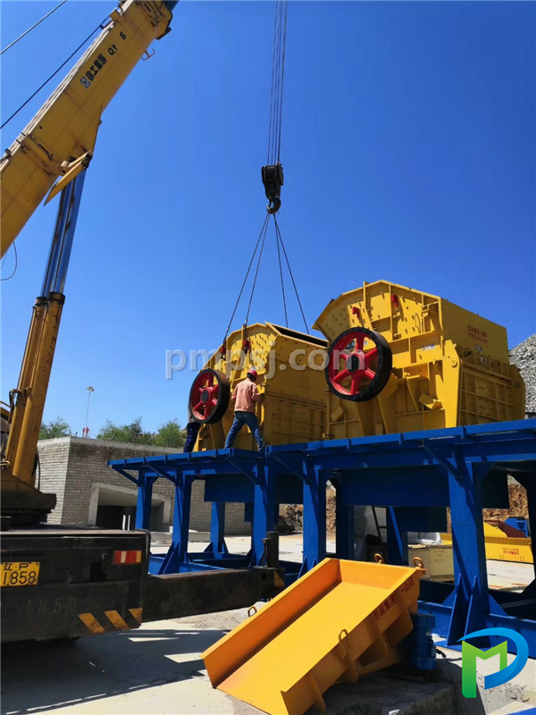 Sandstone production line equipment installation