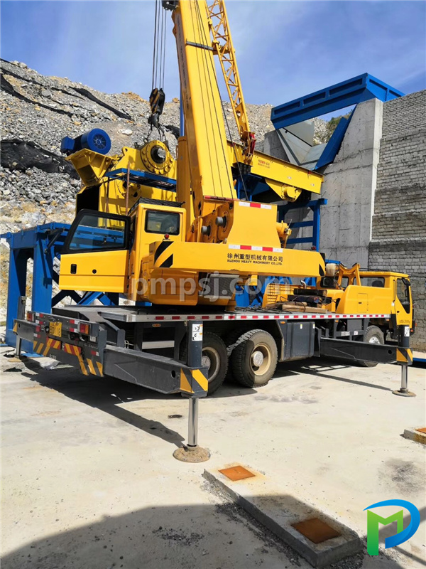 Sandstone production line equipment installation